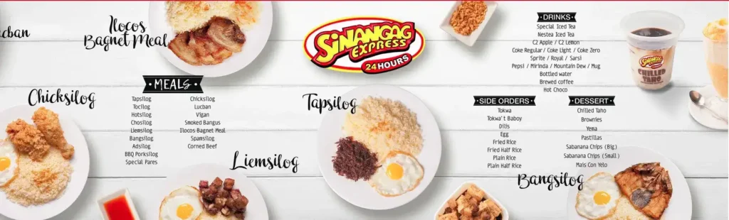 Sinangag Express All-Time Favorite Meals Menu