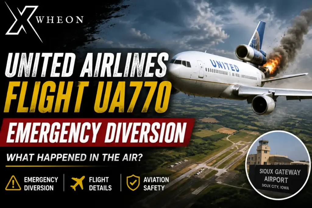 United Airlines Flight UA770 Emergency Diversion